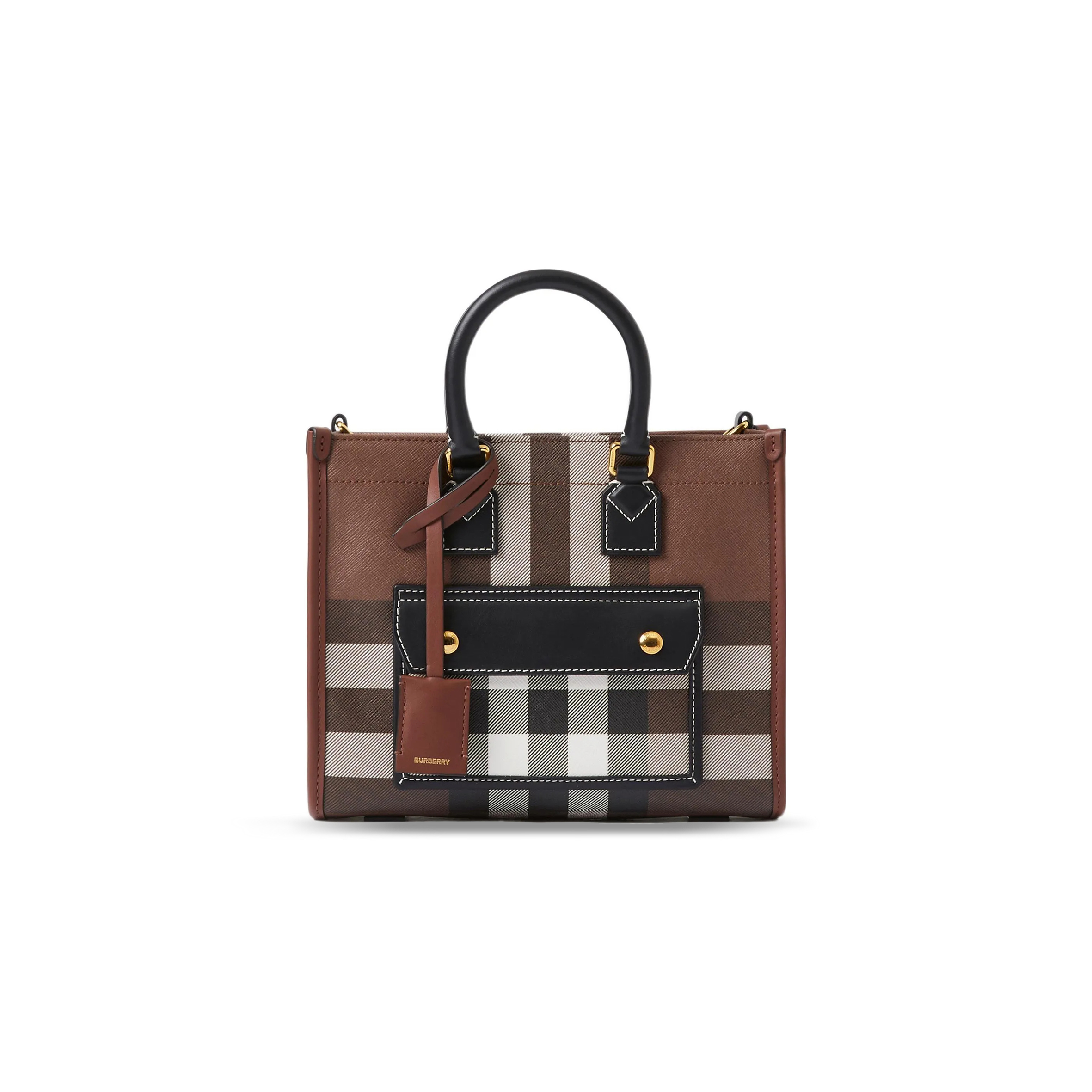 BURBERRY FREYA TOTE BAG 80696611 (23*19*8 cm)